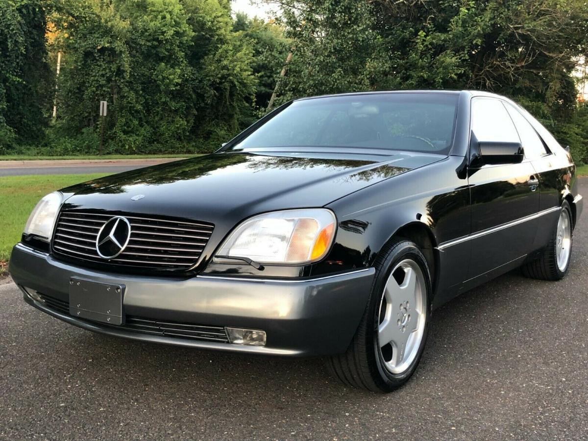 1996 CL600 USA Mercedes C140 coupe pre-facelift Black on Grey (21).jpg