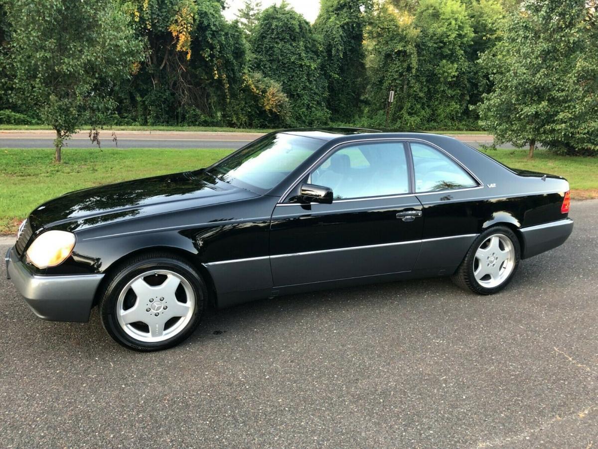 1996 CL600 USA Mercedes C140 coupe pre-facelift Black on Grey (3).jpg