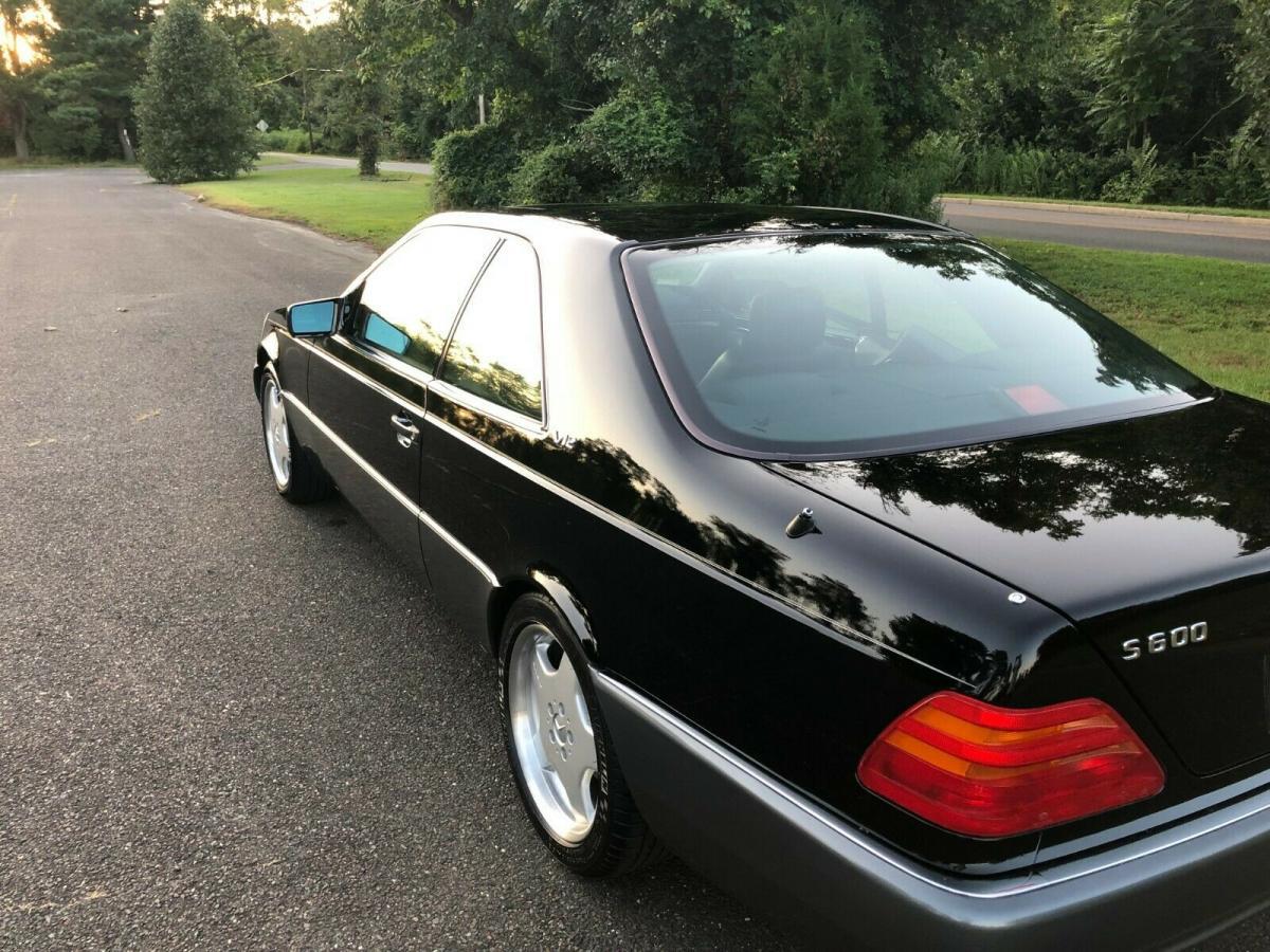 1996 CL600 USA Mercedes C140 coupe pre-facelift Black on Grey (4).jpg