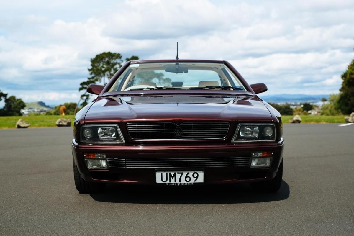 1996 Maserati Ghibli GT Coupe burgundy maroon images RHD rare images (1).jpg