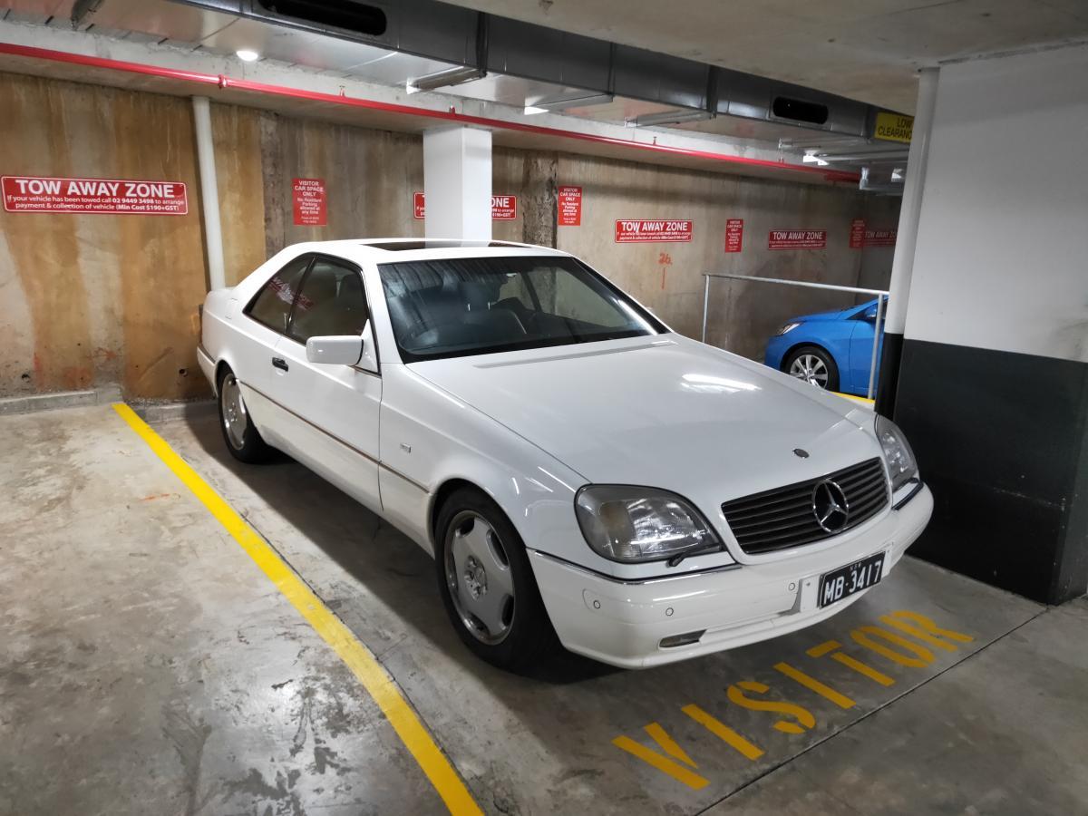 1996 Mercedes CL500 White coupe Australian delivered future classic (1).jpg