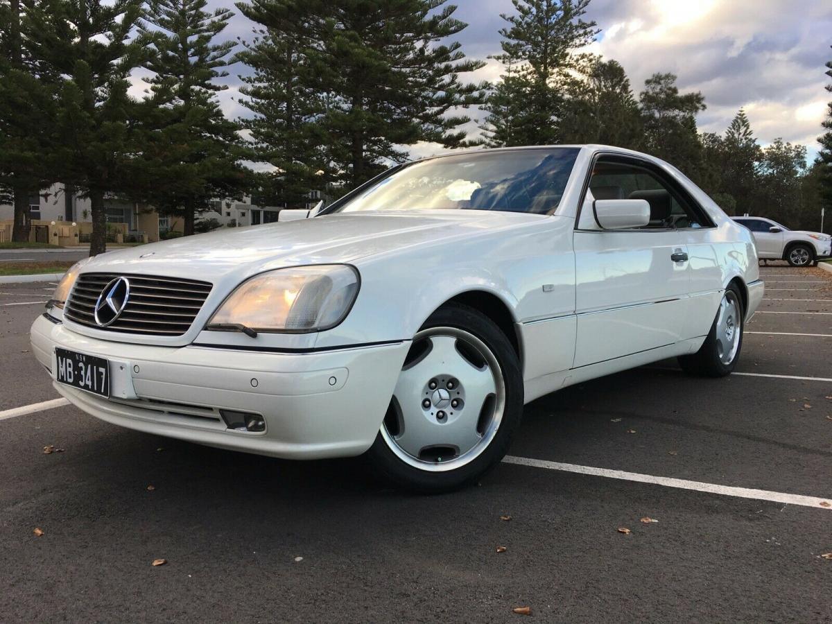 1996 Mercedes CL500 White coupe Australian delivered future classic (2).jpg