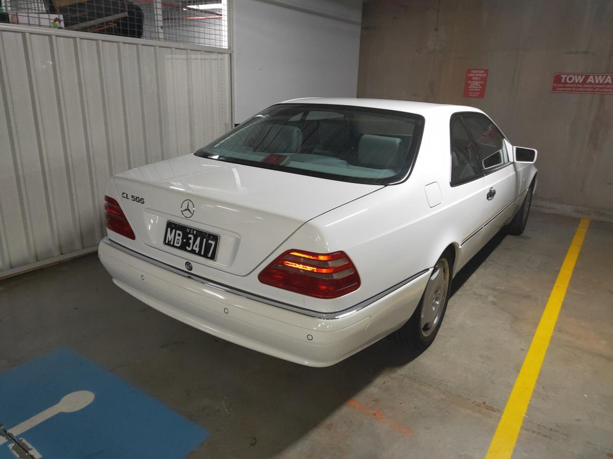 1996 Mercedes CL500 White coupe Australian delivered future classic (3).jpg