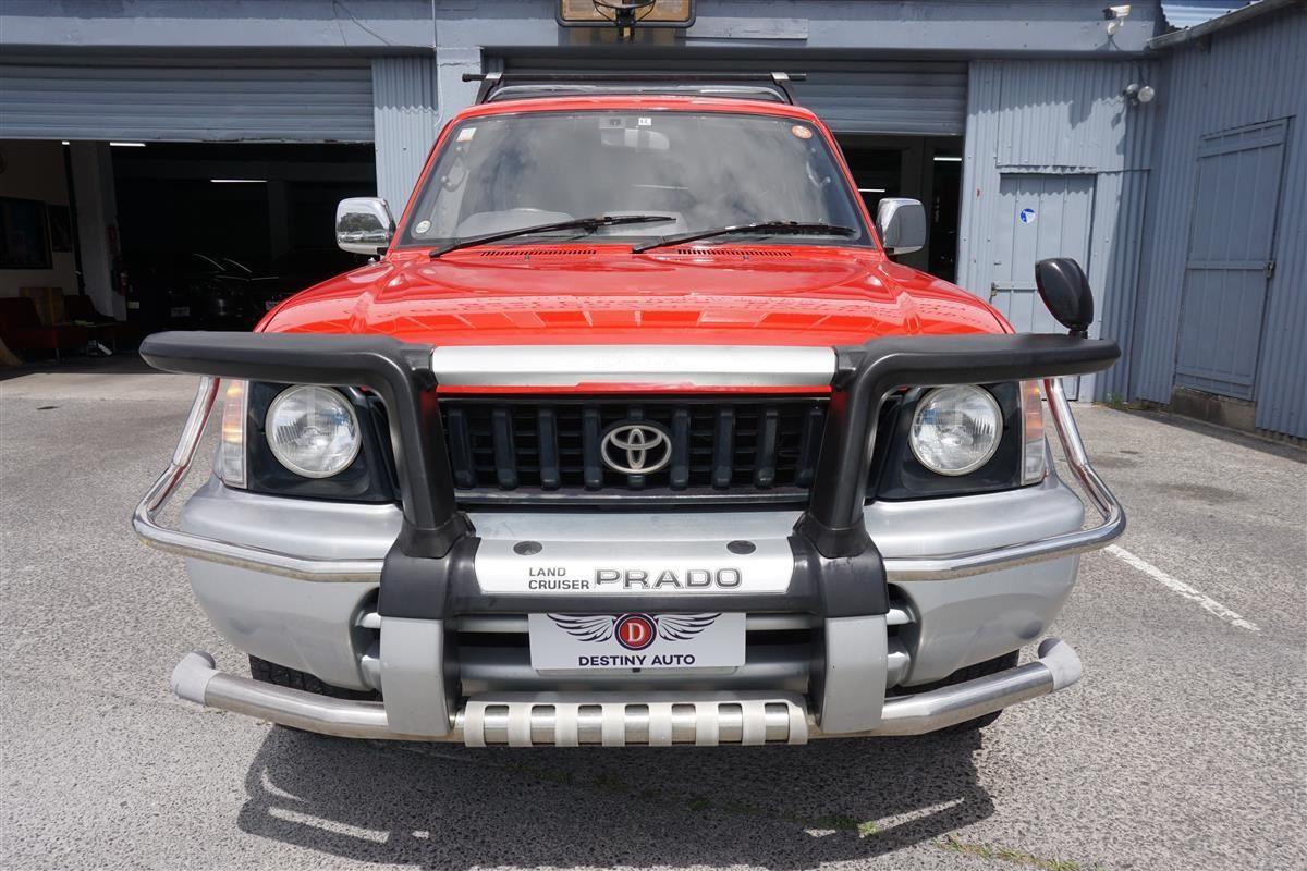 1996 Toyota Land Cruiser Prado J90 SWB 3 door JDM import NZ RHD images red on silver (5).jpg