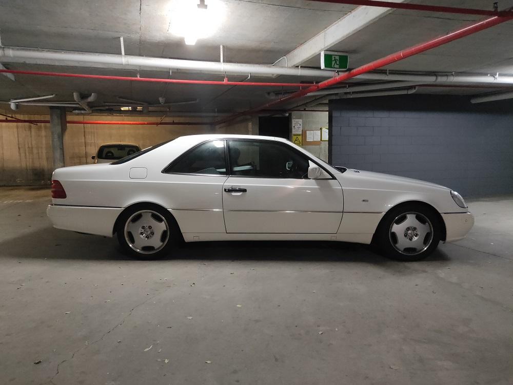 1997 Mercedes CL500 coupe White Australian delivered (2).jpg