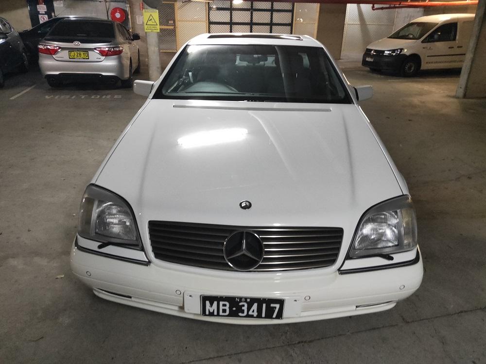 1997 Mercedes CL500 coupe White Australian delivered (4).jpg