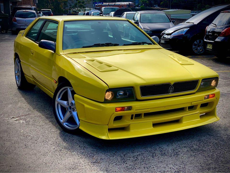 1998 Maserati Ghibli Yellow coupe for sale Sydney (1).jpg