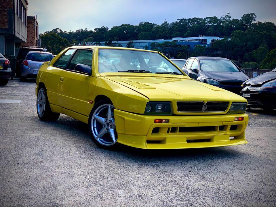 1998 Maserati Ghibli Yellow coupe for sale Sydney (2).jpg