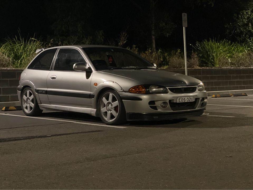 2002 Proton Satria GTi heavily modified Sydney Australia (7).jpg