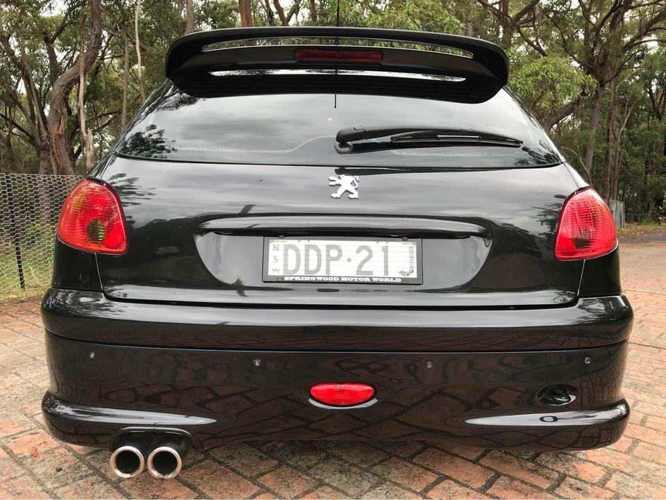 2004 Peugeot 206 GTI 180 Black hatch Feb 2021 Australia (16).jpg