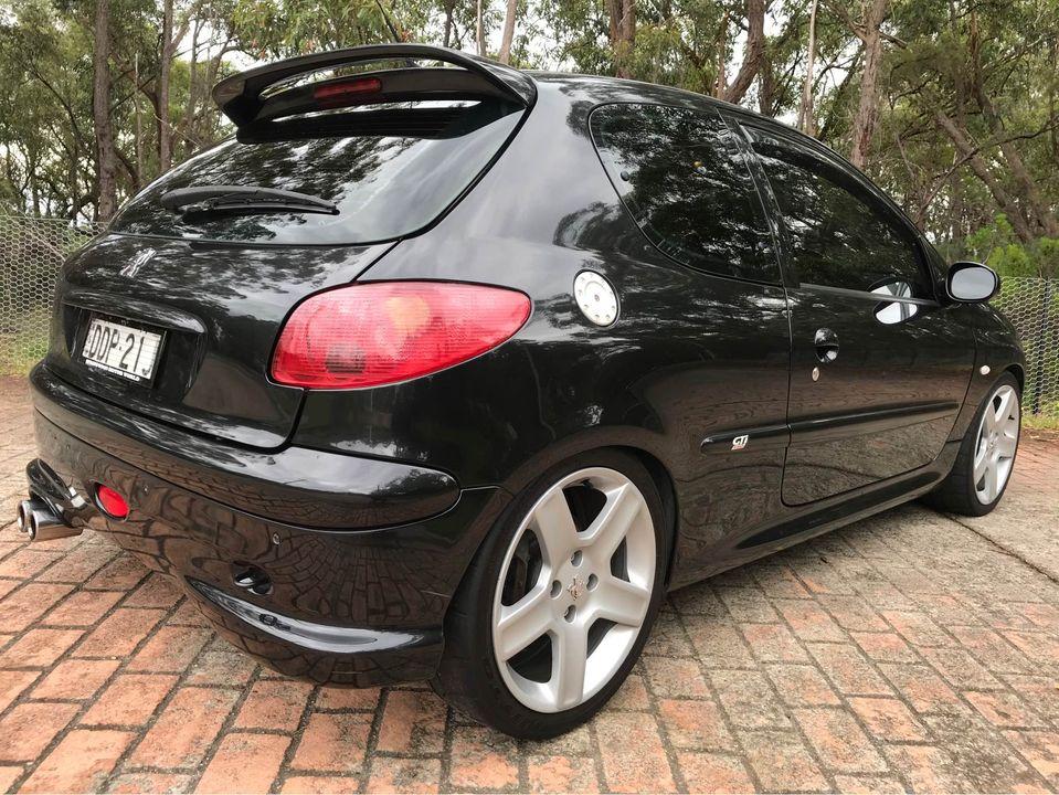 2004 Peugeot 206 GTI 180 Black hatch Feb 2021 Australia (5).jpg