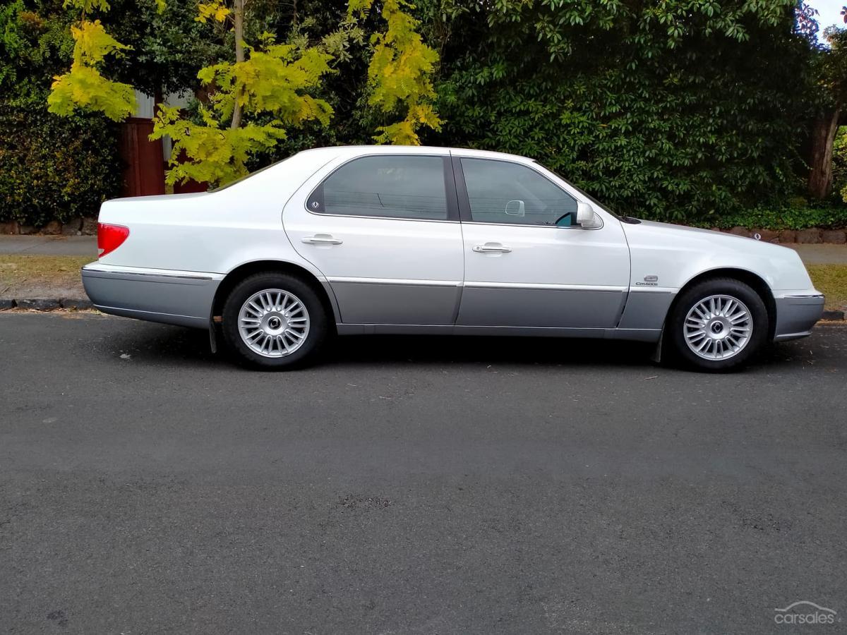 2005 White Ssangyong Chairman Sedan Mercedes Australia for sale (1).jpg