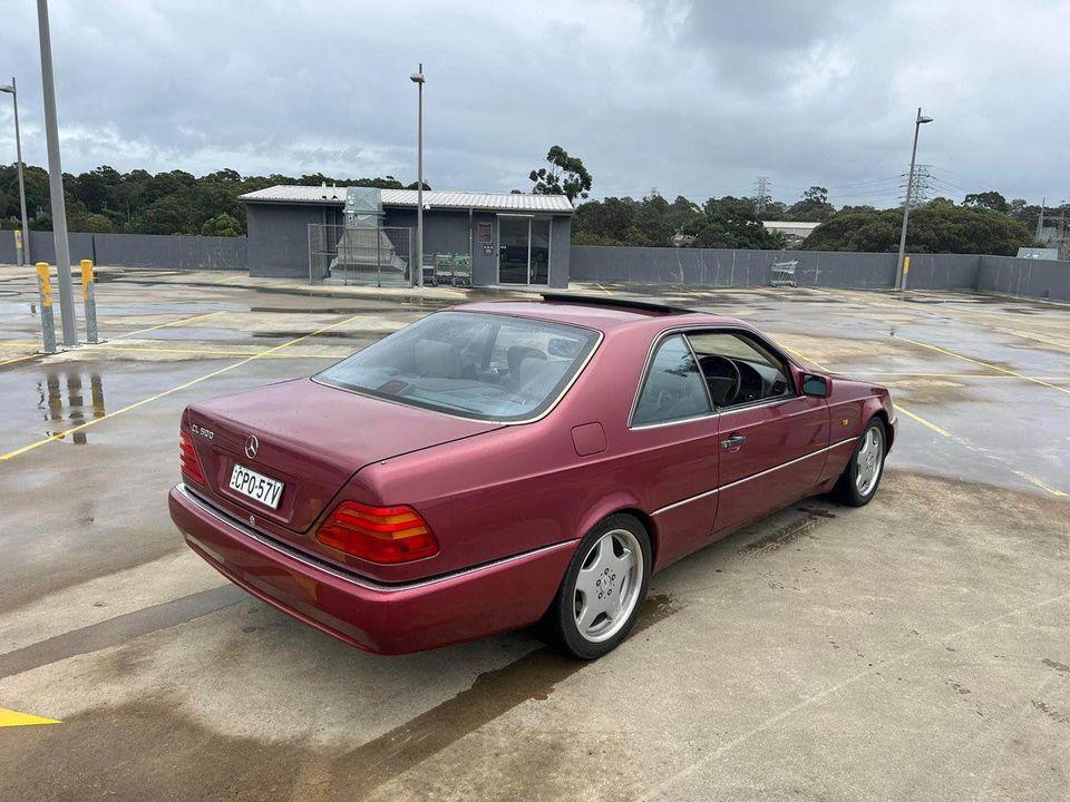 Almandine Red Mercedes S500 coupe Australia 1995 images (10).jpg