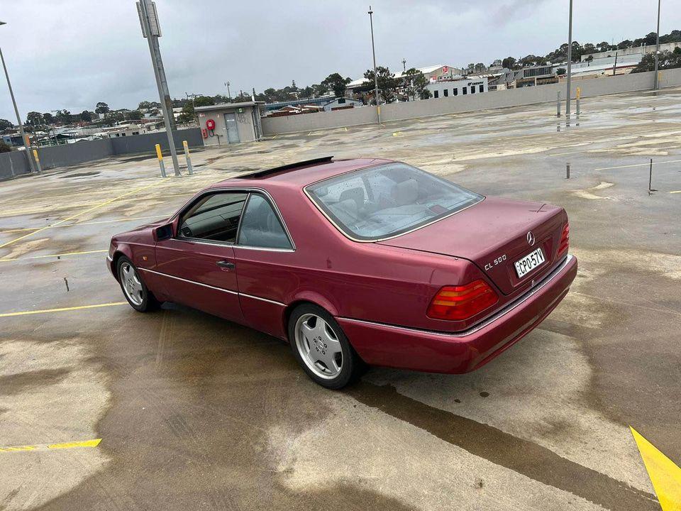 Almandine Red Mercedes S500 coupe Australia 1995 images (2).jpg