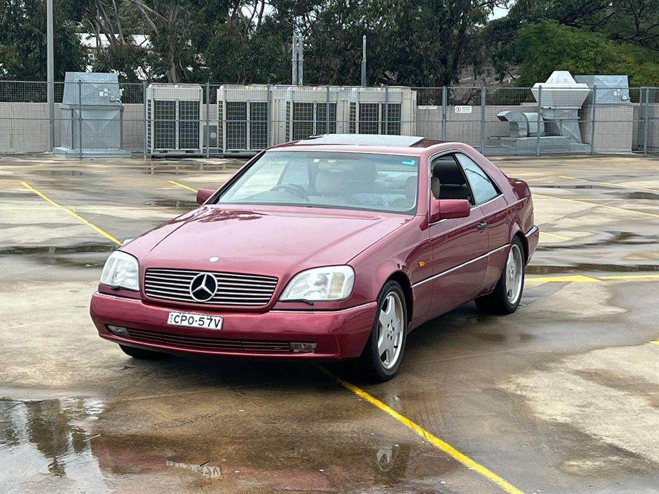 Almandine Red Mercedes S500 coupe Australia 1995 images (4).jpg