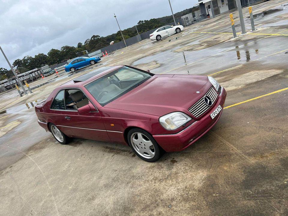 Almandine Red Mercedes S500 coupe Australia 1995 images (5).jpg