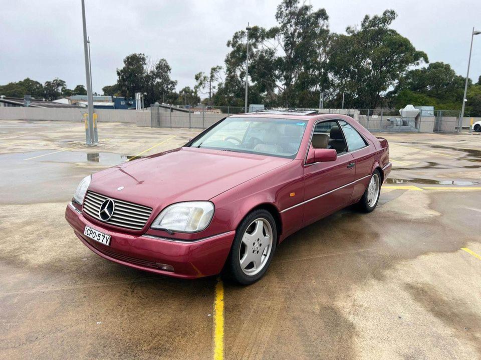 Almandine Red Mercedes S500 coupe Australia 1995 images (7).jpg