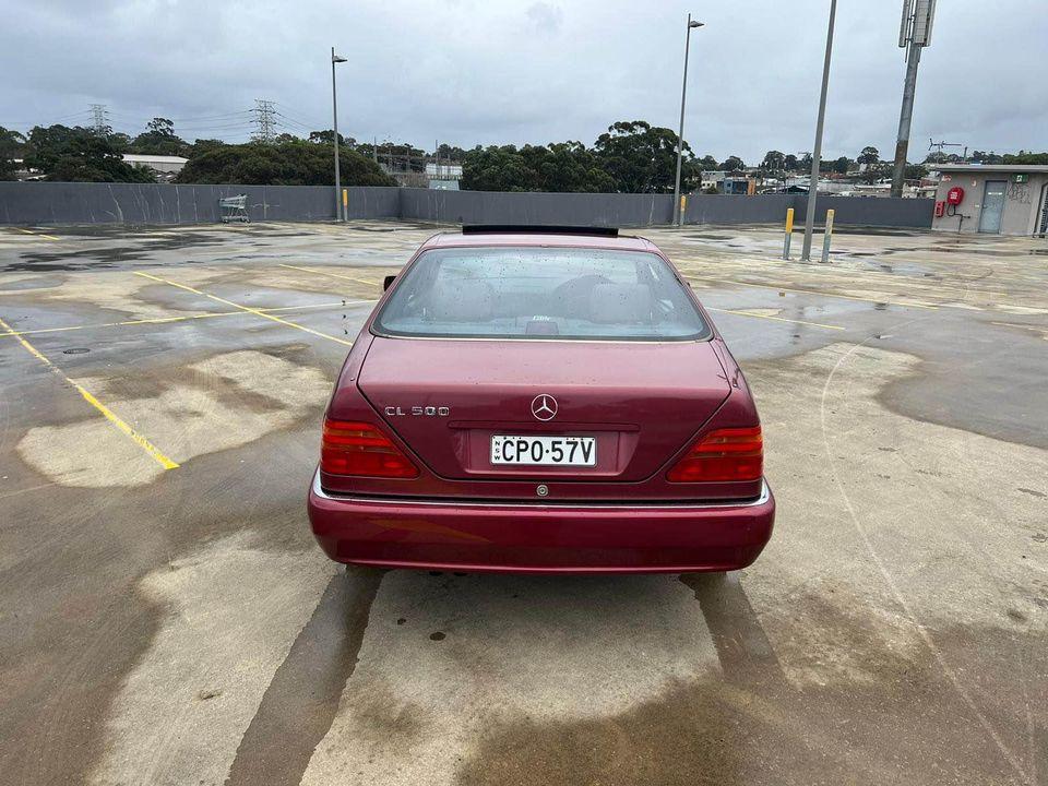 Almandine Red Mercedes S500 coupe Australia 1995 images (8).jpg