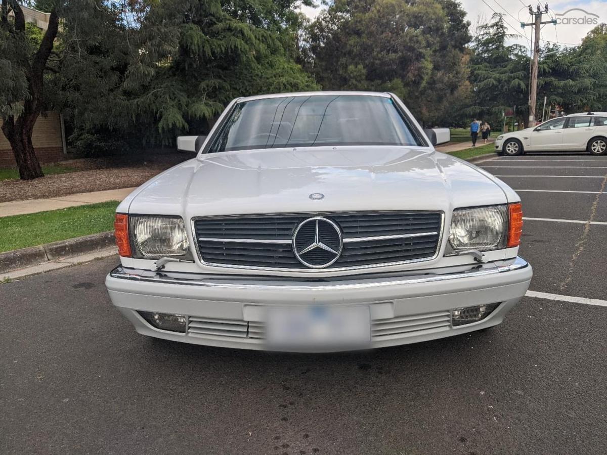 Arctic White 1989 Mercedes 560SEC two tone Australian delivered images (15).jpg