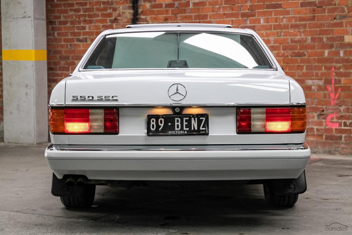 Arctic White 1989 Mercedes 560SEC two tone Australian delivered images (3).jpg