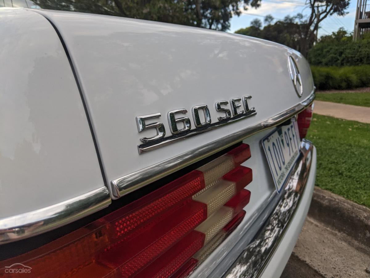 Arctic White 1989 Mercedes 560SEC two tone Australian delivered images (8).jpg