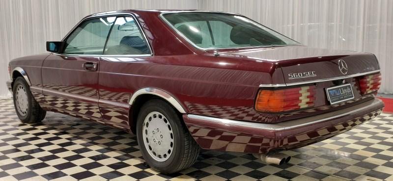 Australian Mercedes 560SEC burgundy maroon for sale South Australia (2).jpg