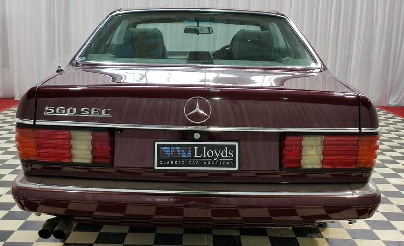 Australian Mercedes 560SEC burgundy maroon for sale South Australia (6).jpg