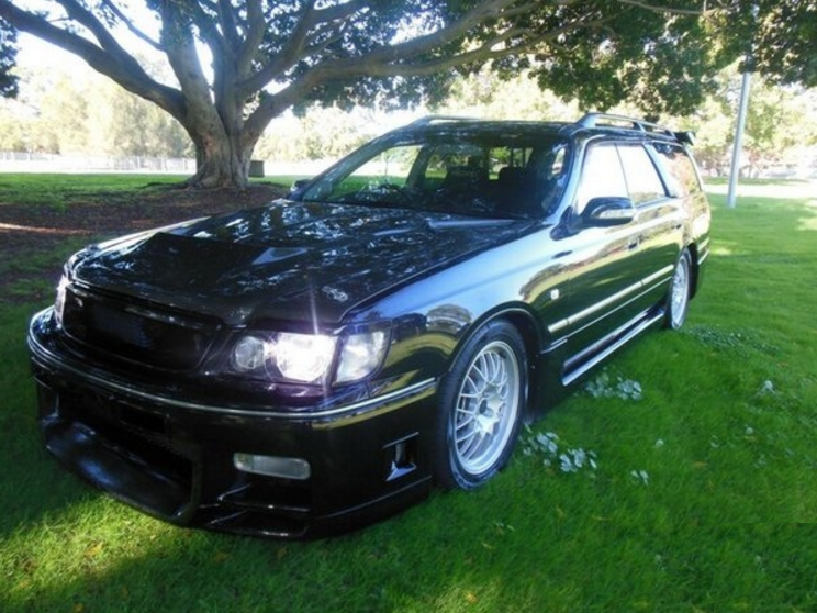 Black Blue Nissan Stagea 260RS wagon GTR 1998 model Australia (14).png