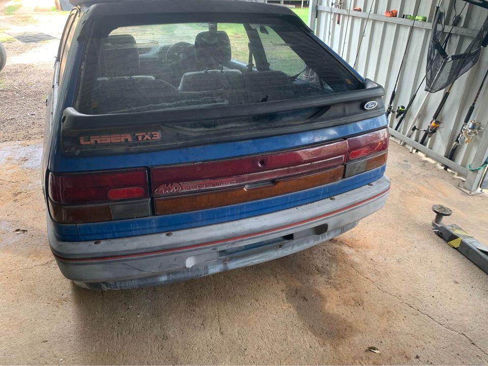 Blue ford Laser KE TX3 1987 unrestored Sydney NSW pictures 2021 (9).jpg