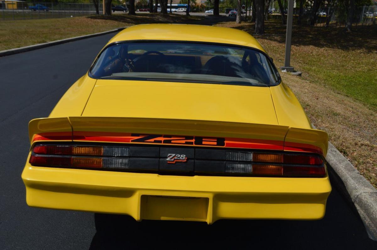 Bright yellow 1979 Chev Camero images restored (3).jpg