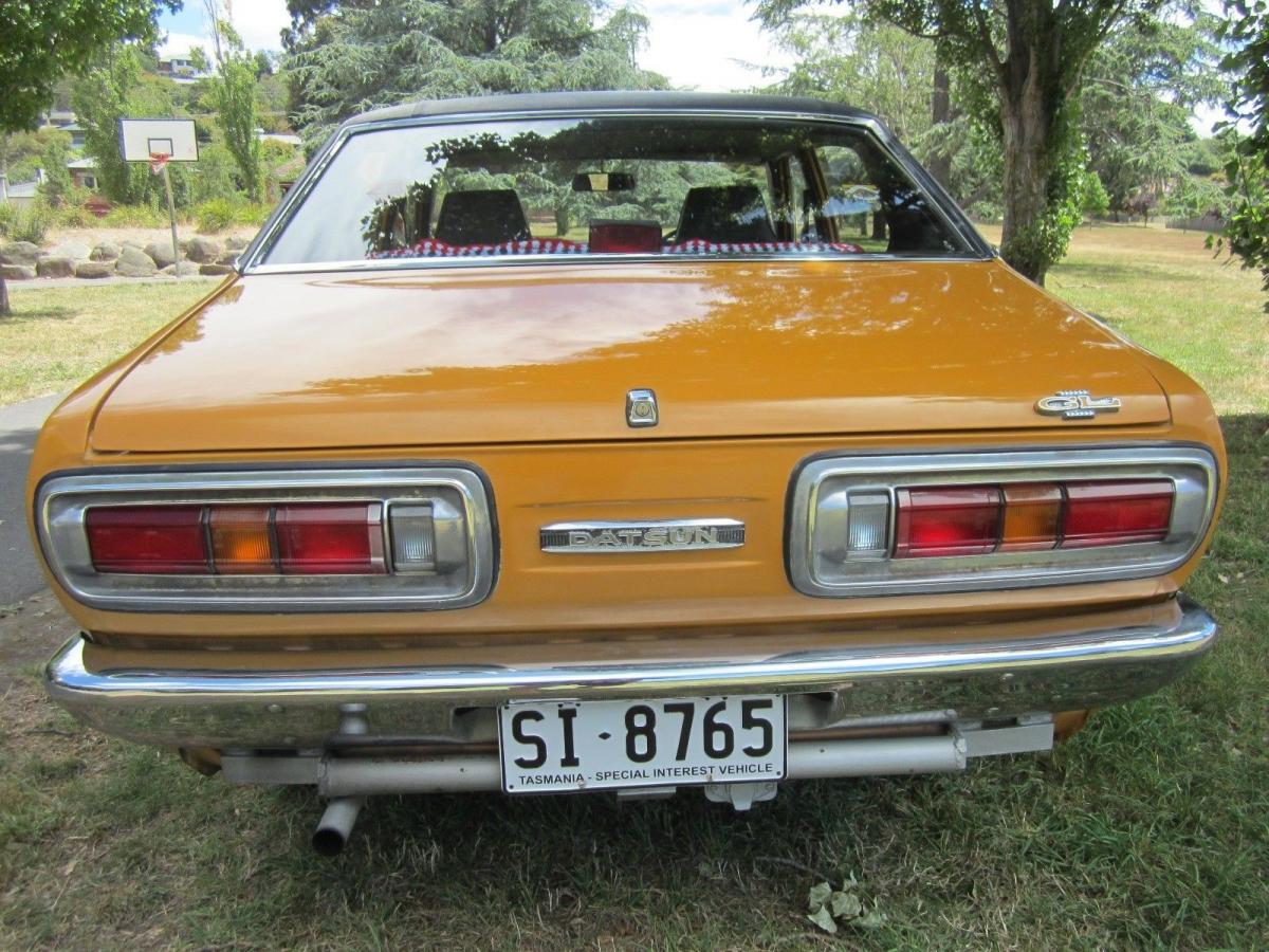 Burnt Orange Datsun 180B Sedan unrestored original Australia (2).jpg