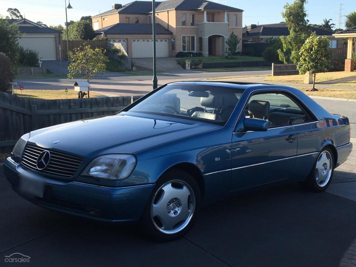 C140 W140 Mercedes s class coupe Quartz Blue images Australia RHD (13).jpg