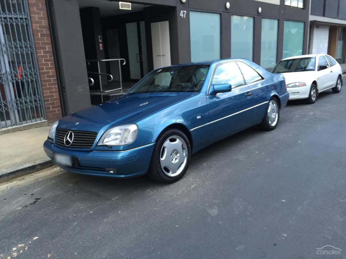 C140 W140 Mercedes s class coupe Quartz Blue images Australia RHD (5).jpg