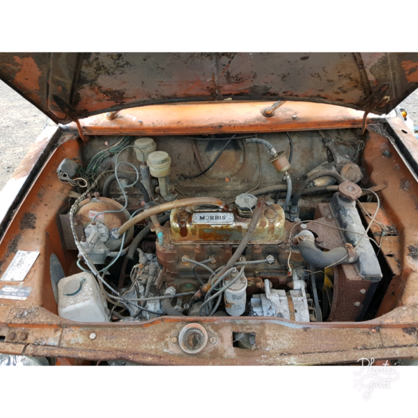 Cadiz Orange Australian Mini Clubman GT unrestored shell images 1971 (6).png