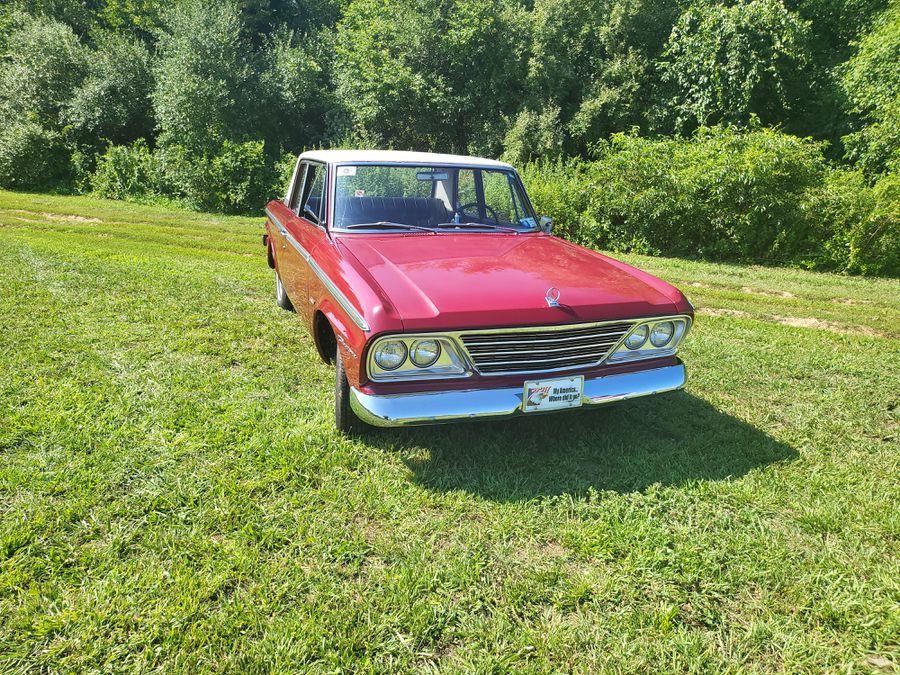 Cherokee Red 1965 Studebaker Daytona Sport Sedan 2 door coupe for sale USA (16).jpg