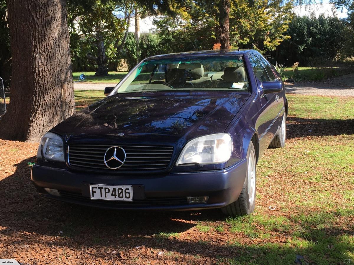 Dark Blue Mercedes S600 Coupe V12 1995 (1).jpg