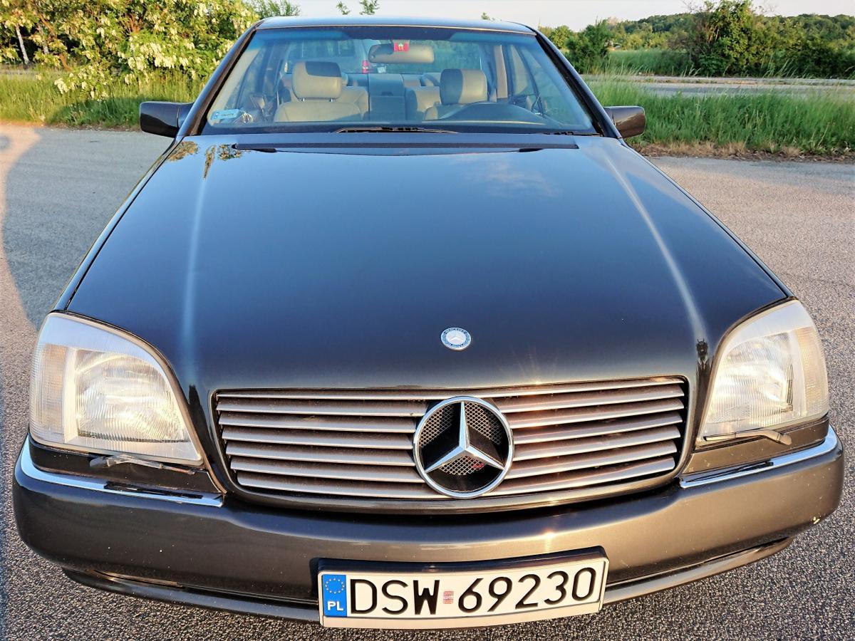 Dark Grey 1993 Mercedes 500SEC C140 (12).jpg