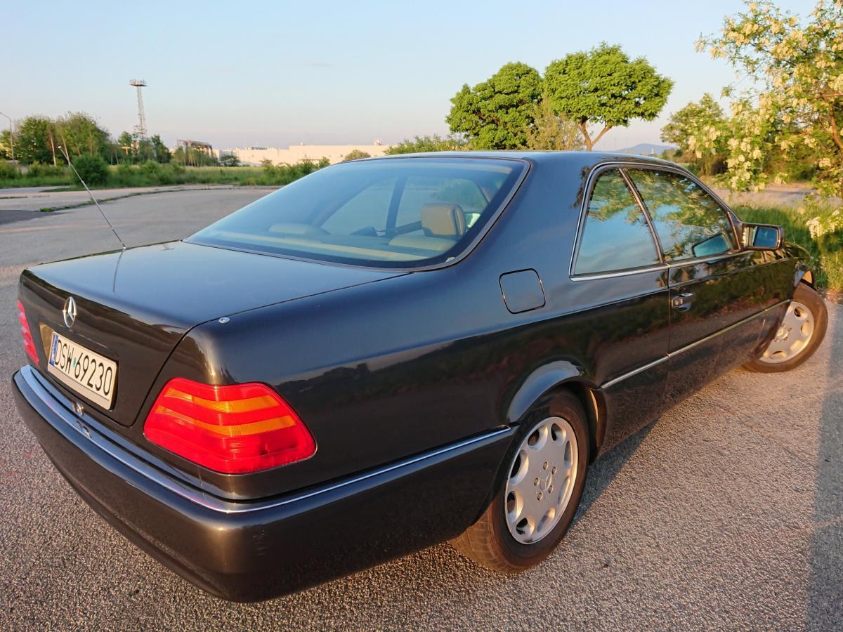 Dark Grey 1993 Mercedes 500SEC C140 (14).jpg