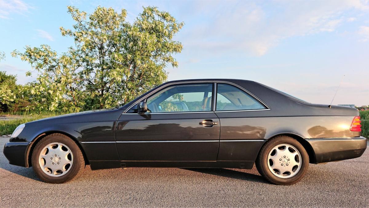 Dark Grey 1993 Mercedes 500SEC C140 (8).jpg