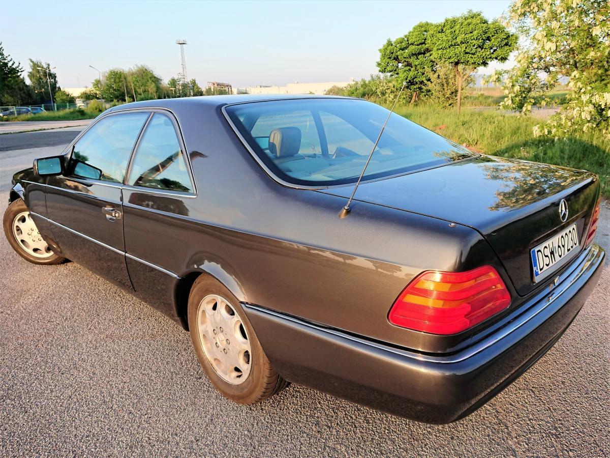 Dark Grey 1993 Mercedes 500SEC C140 (9).jpg