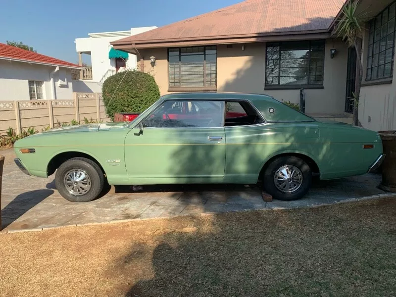 Datsun 260C Coupe 1974 green South Africa RHD rare 2 door (9).png