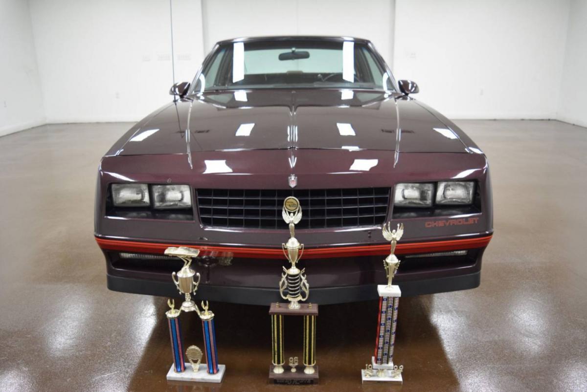 Exterior images 1987 Chevy Monte Carlo SS Aerocoupe Maroon burgundy paint (26).jpg