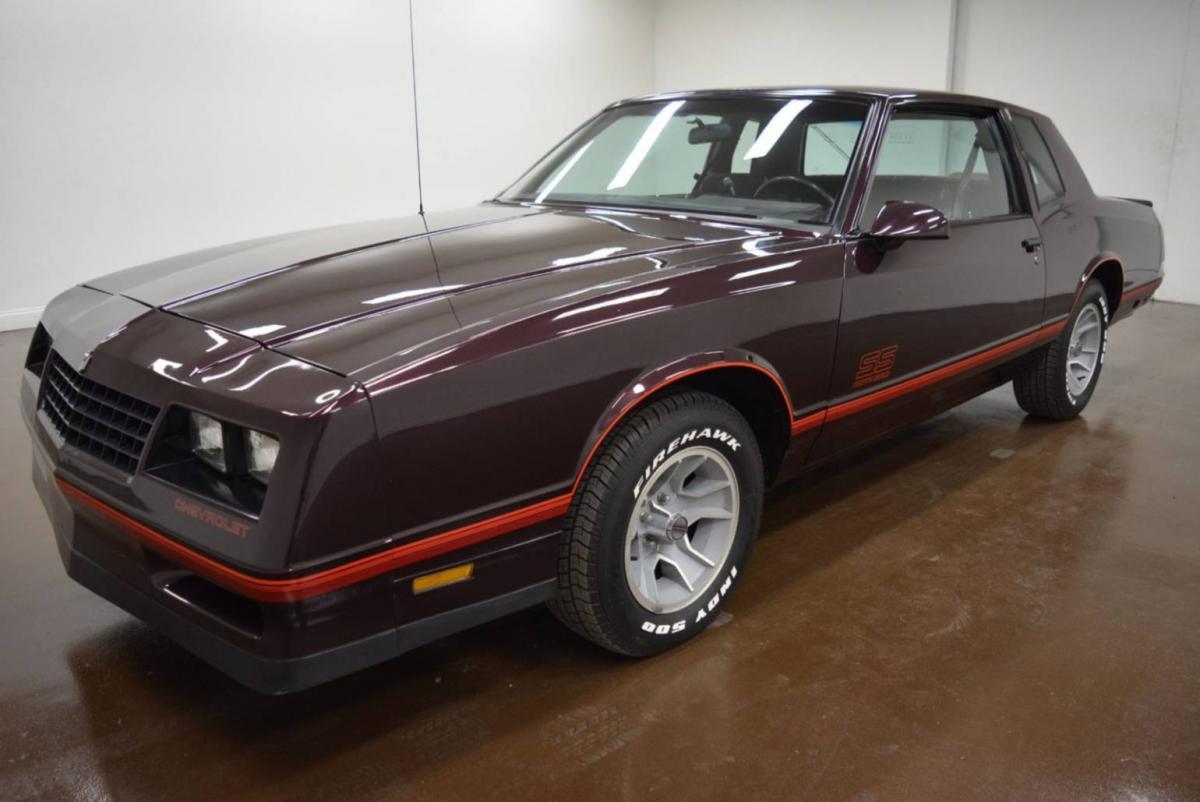 Exterior images 1987 Chevy Monte Carlo SS Aerocoupe Maroon burgundy paint (29).jpg