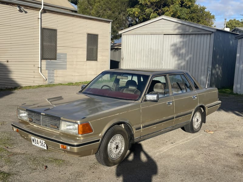 For sale 1985 Nissan 300C Cedric sedan Australia gold (6).png