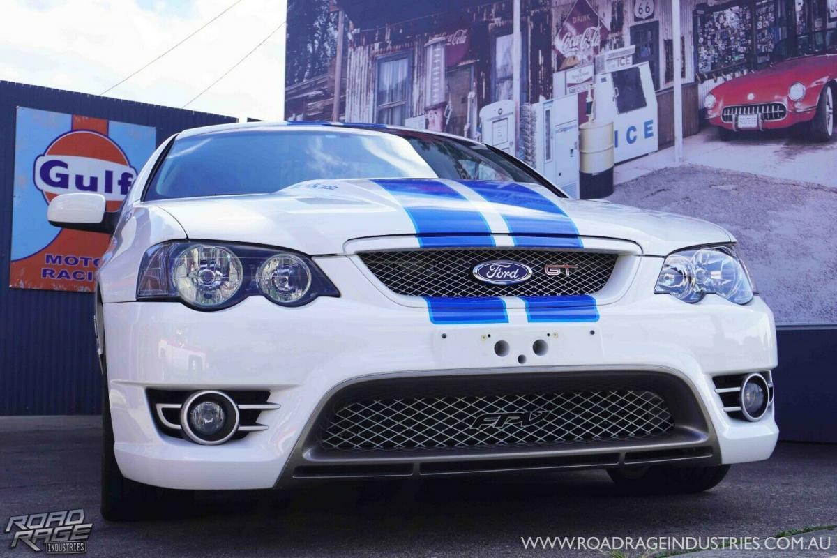 For sale 2007 Ford Falcon Cobra ute white blue stripes build number 002 (1).jpg