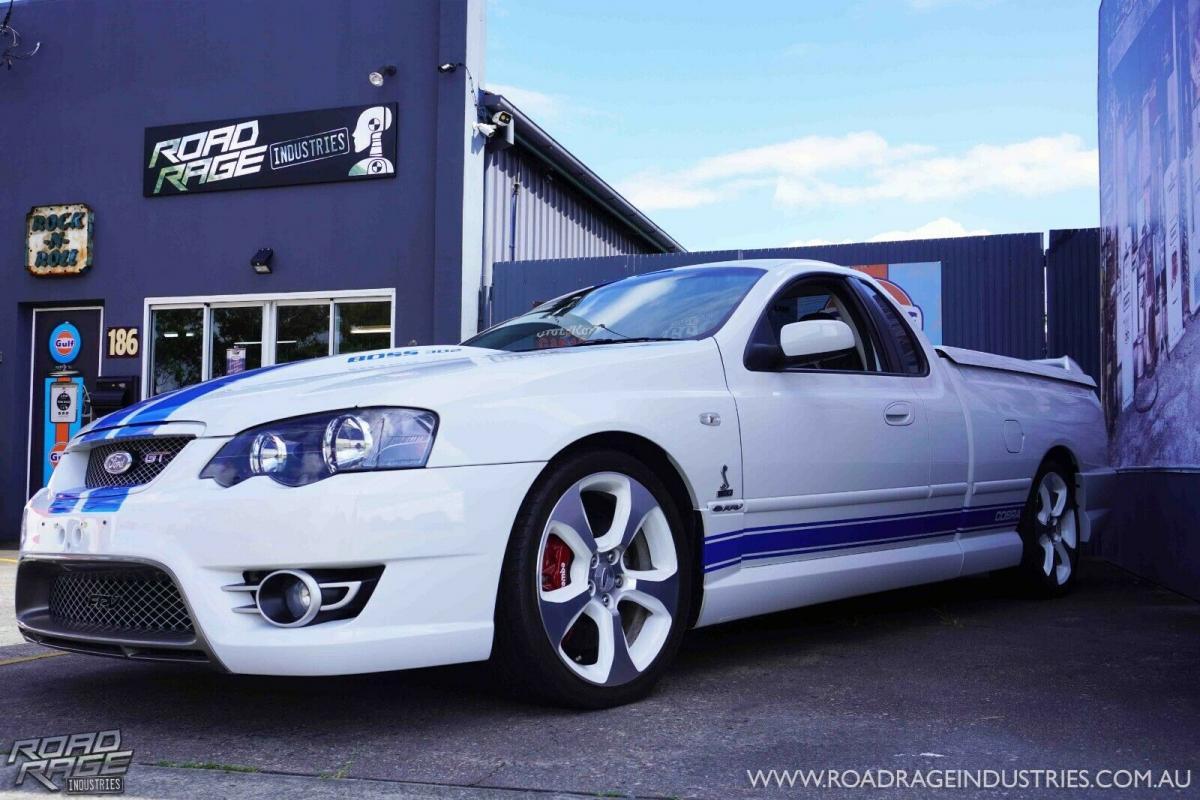 For sale 2007 Ford Falcon Cobra ute white blue stripes build number 002 (3).jpg