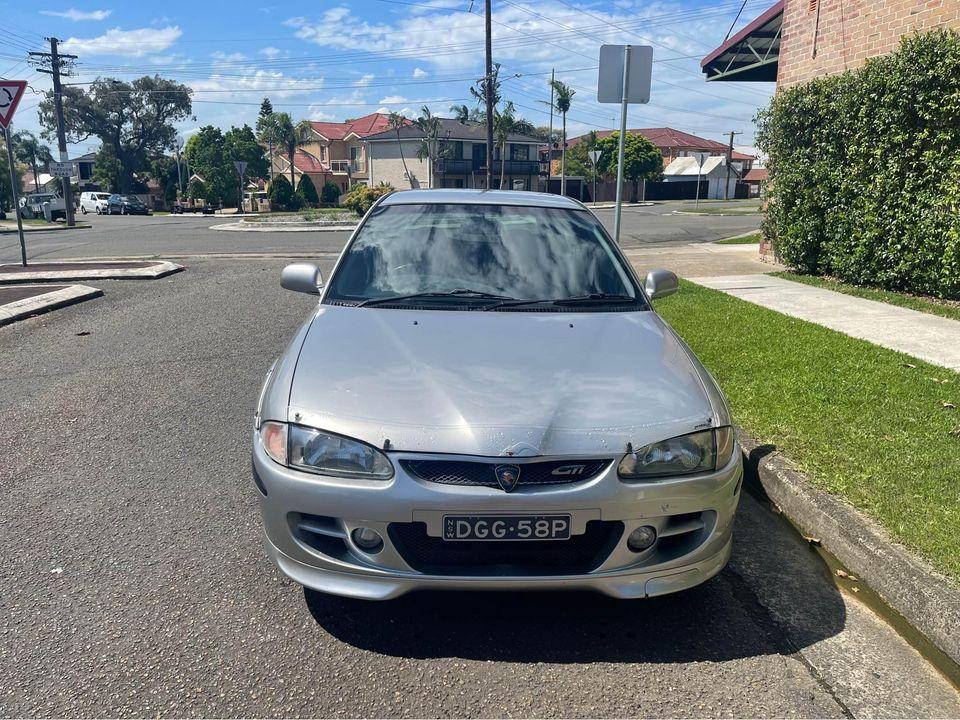 For sale Proton Satria GTi 2003 model 2022 silver Sydney NSW (2).jpg