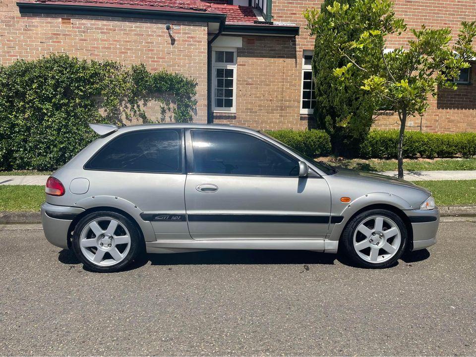 For sale Proton Satria GTi 2003 model 2022 silver Sydney NSW (8).jpg