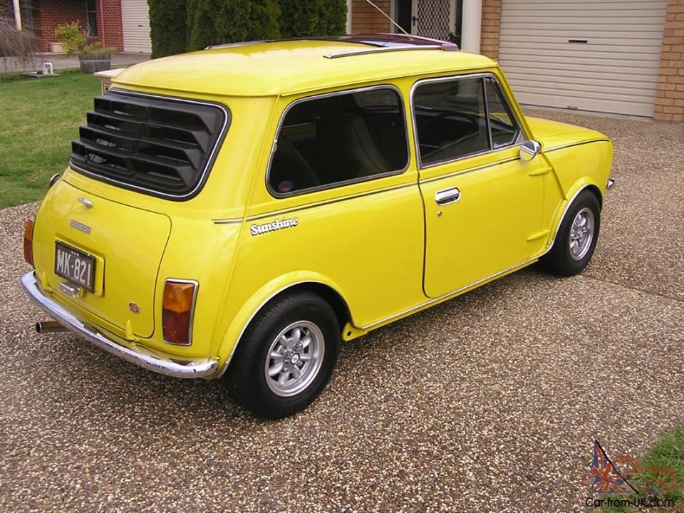 Fully restored 1977 Leyland Mini Sunshine Yellow Devil pictures 2018 restored Tasmania (10).jpg