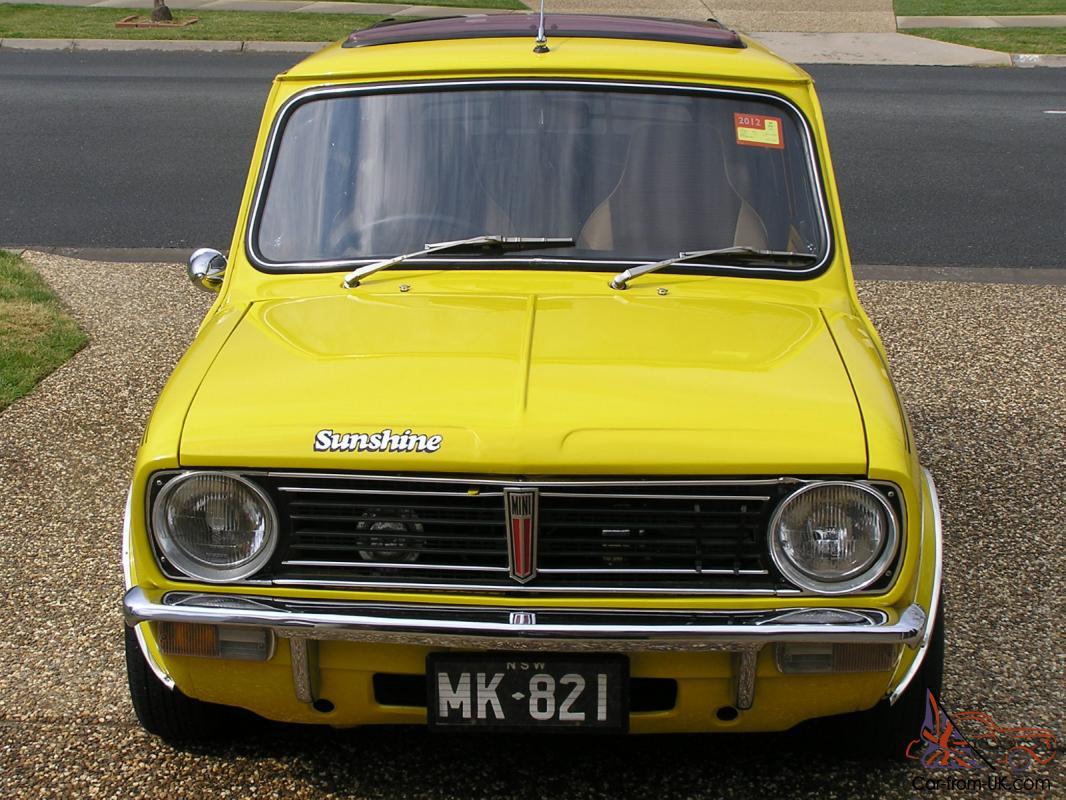 Fully restored 1977 Leyland Mini Sunshine Yellow Devil pictures 2018 restored Tasmania (11).jpg